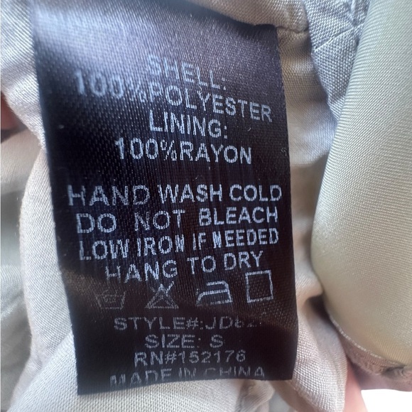 Reset By Jane Kira Cowl Neck Sleeveless Satin Slip Dress Open Back Small Wedding - Picture 13 of 14